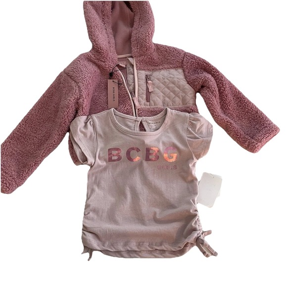 BCBG Other - NWT! BCBG Girls Pink Jacket And Matching Top Size 2 Toddler